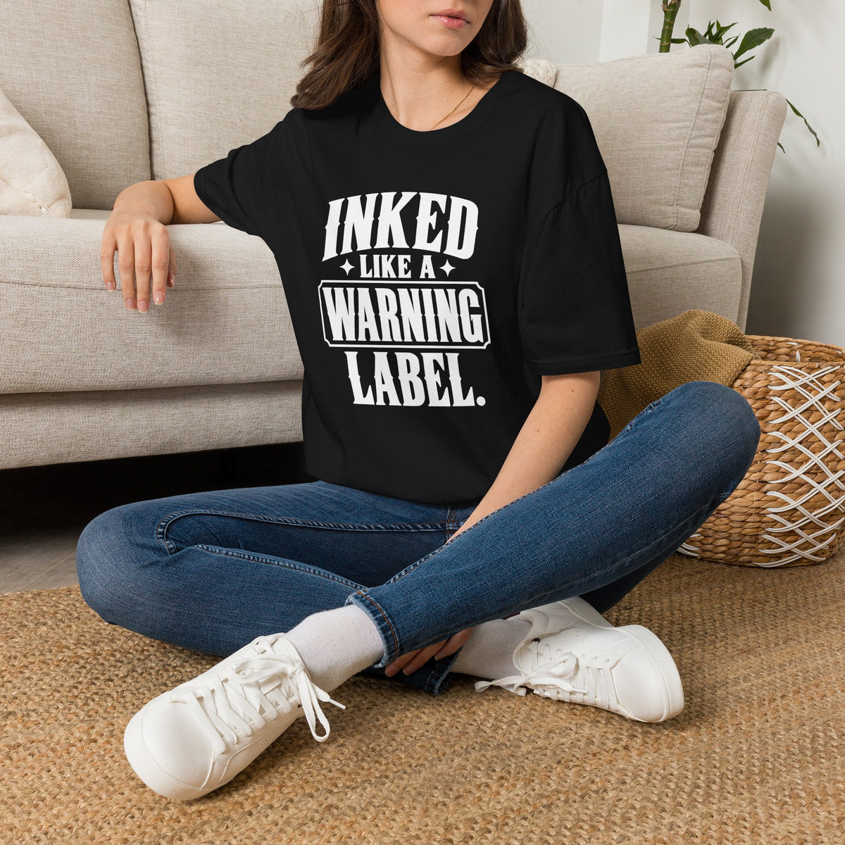 Inked Warning Label
