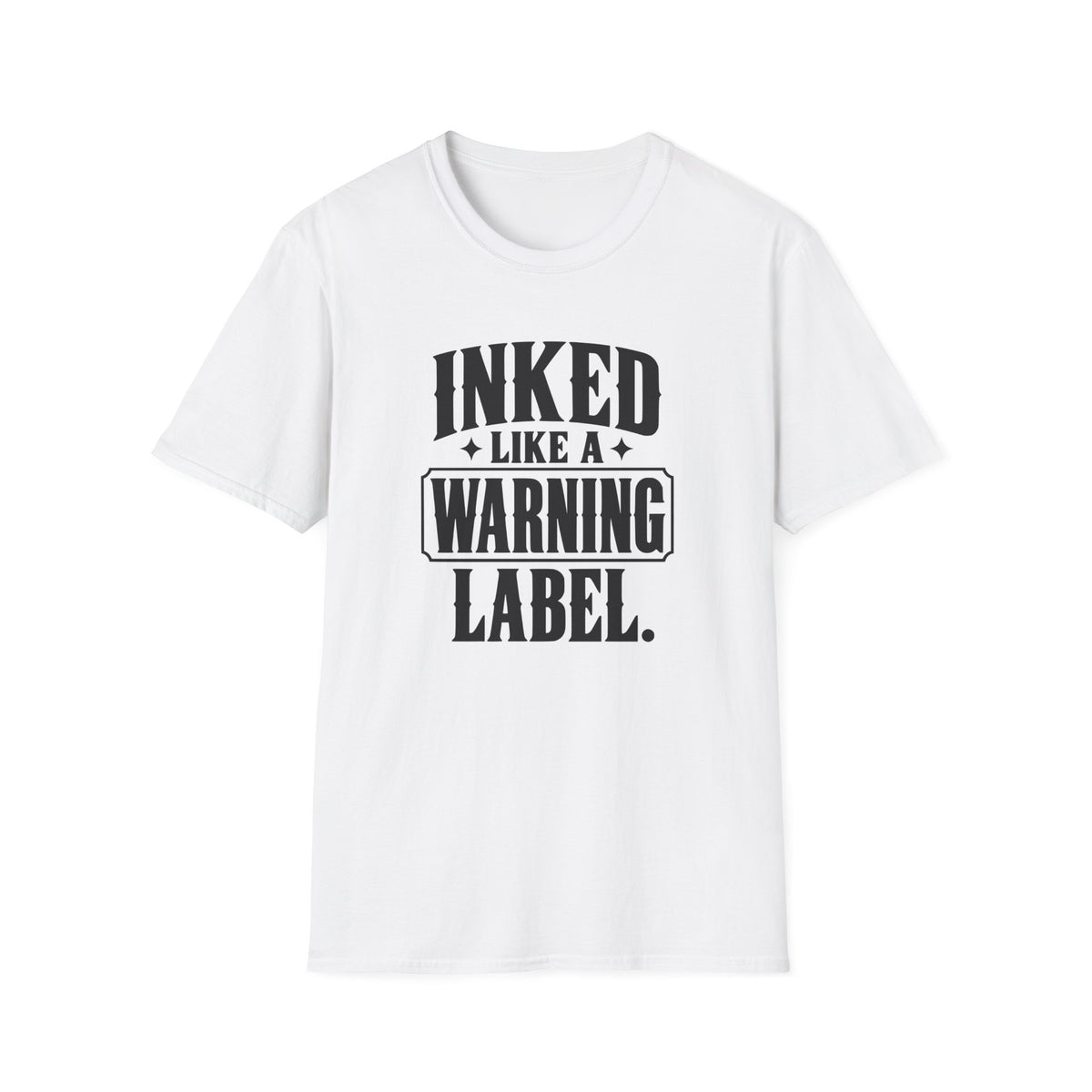 Inked Warning Label