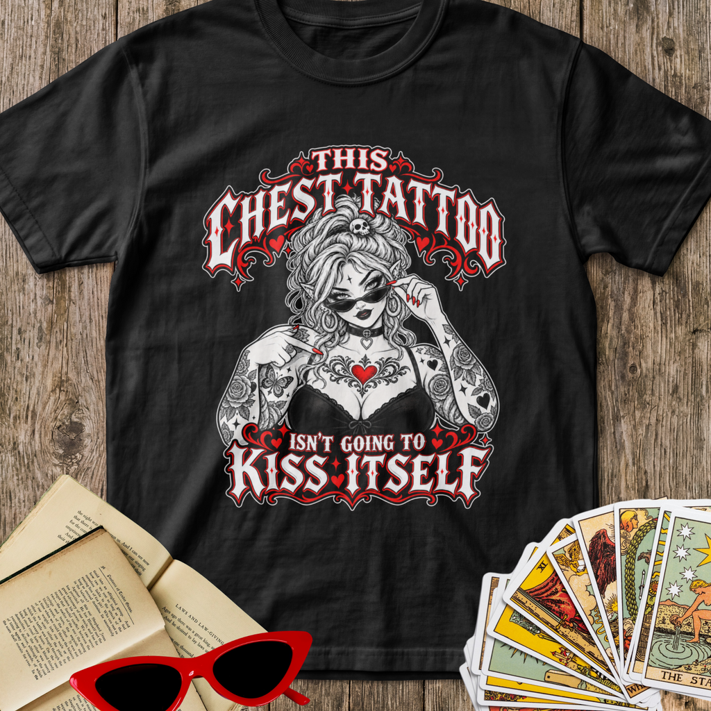 Kiss My Chest Tattoo